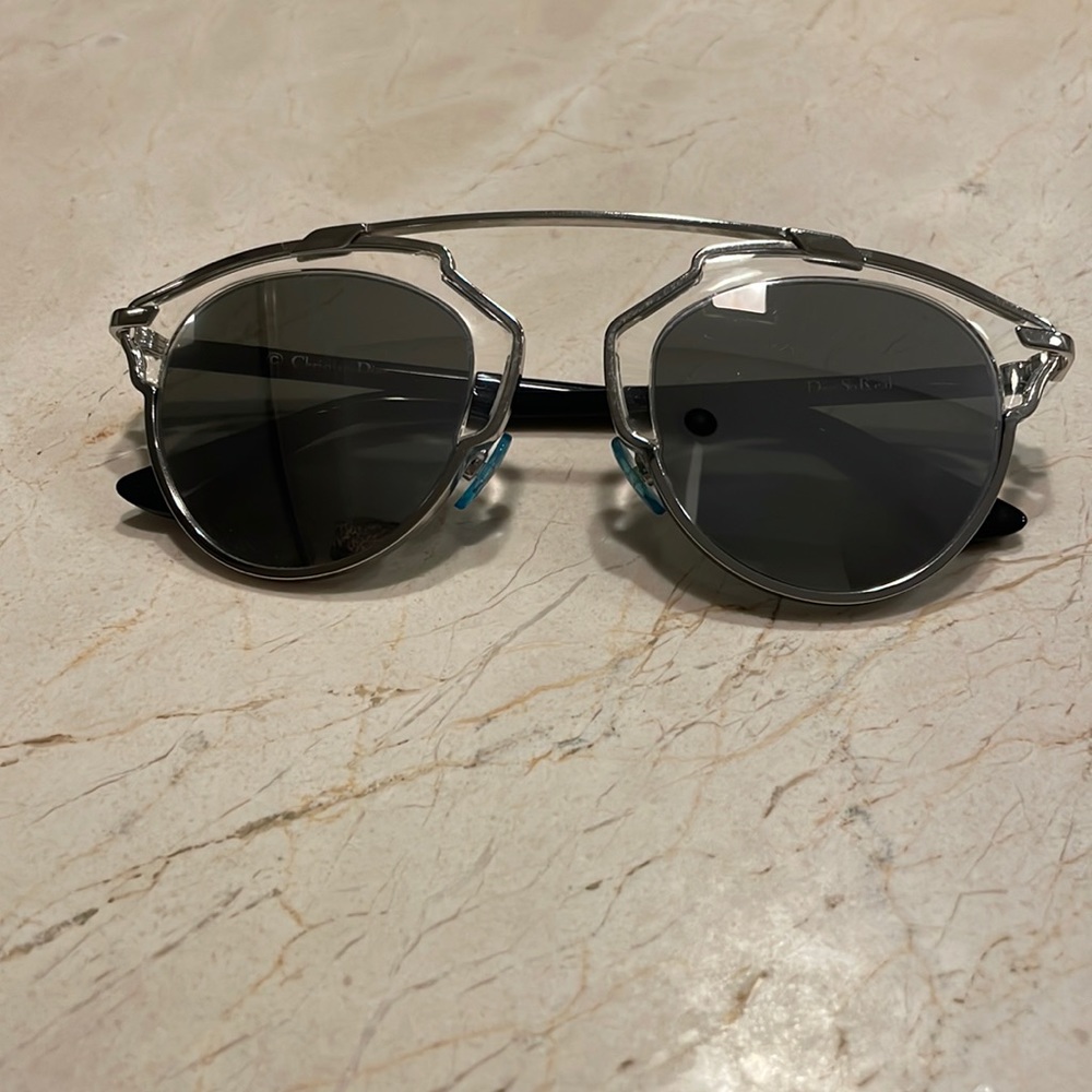 Dior Eyewear So Real sunglasses reflective silver